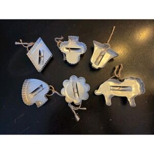 Vintage Cookie Cutters/Ornaments - Lot Of 6